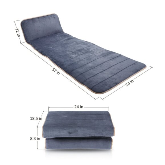 Deluxe Massage Mat with Soothing Heat for Full Body Relaxation - New - Picture 2 of 4